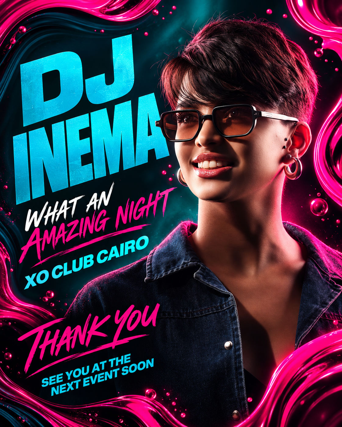 XO Club Dubai event poster